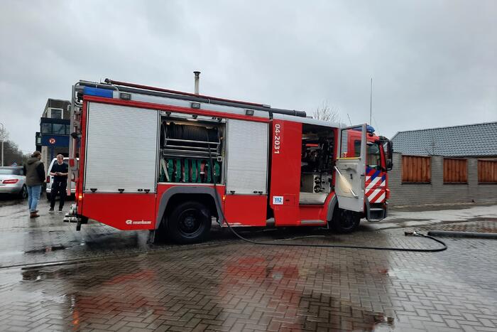 Woningbrand bleek brandende dozen