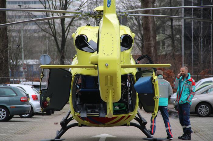 Coronapatiënt per traumahelikopter overgevlogen