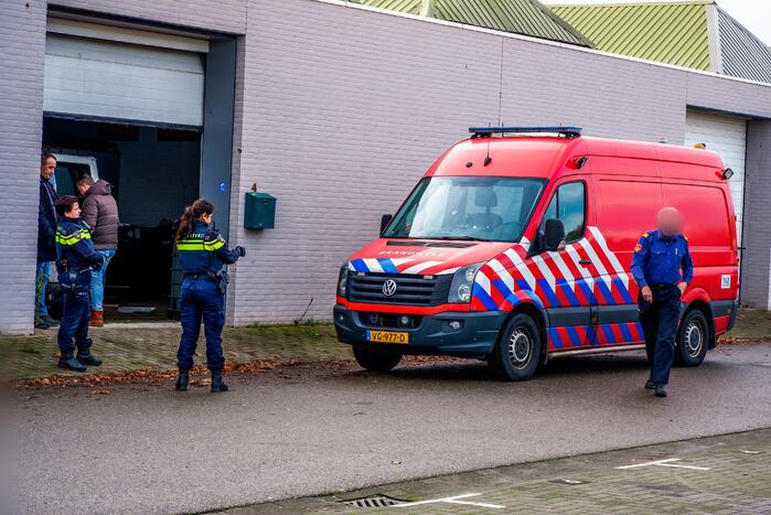 Chemicaliën en synthetische drugs gevonden in bedrijfspand