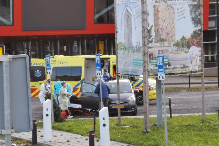 Incident in auto bij corona-teststraat