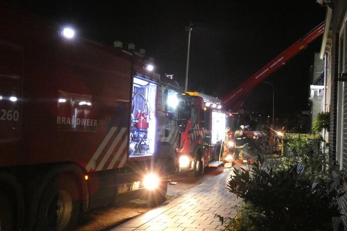 Veel schade bij brand op zolder