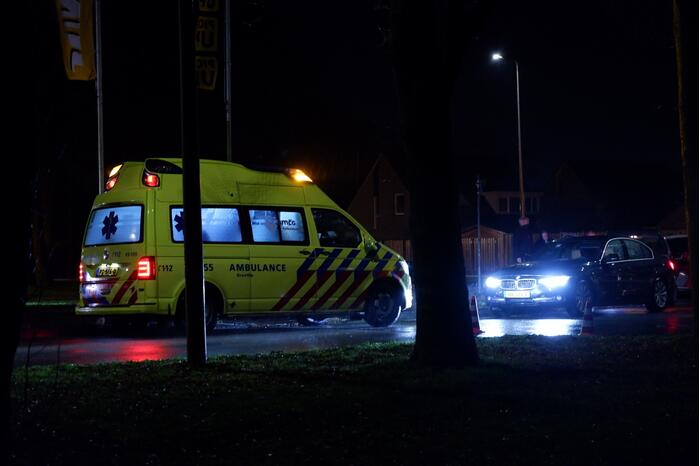 Botsing tussen twee auto's