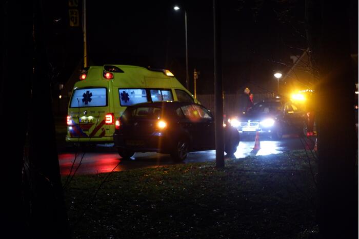 Botsing tussen twee auto's