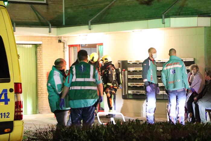 Flinke uitslaande brand in woning