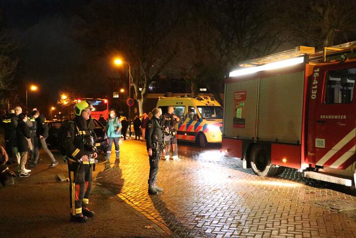 Flinke uitslaande brand in woning