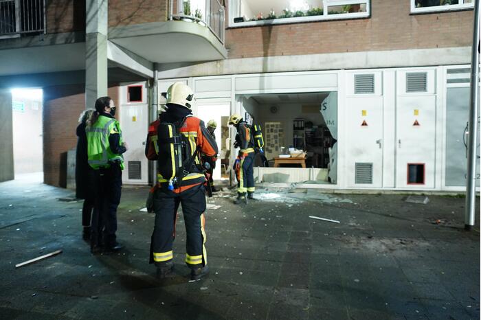 Explosie vernield gevel fysiotherapie