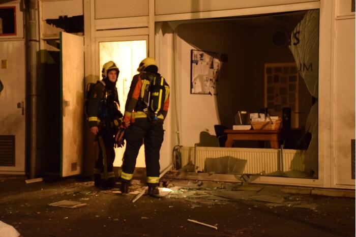 Explosie vernield gevel fysiotherapie