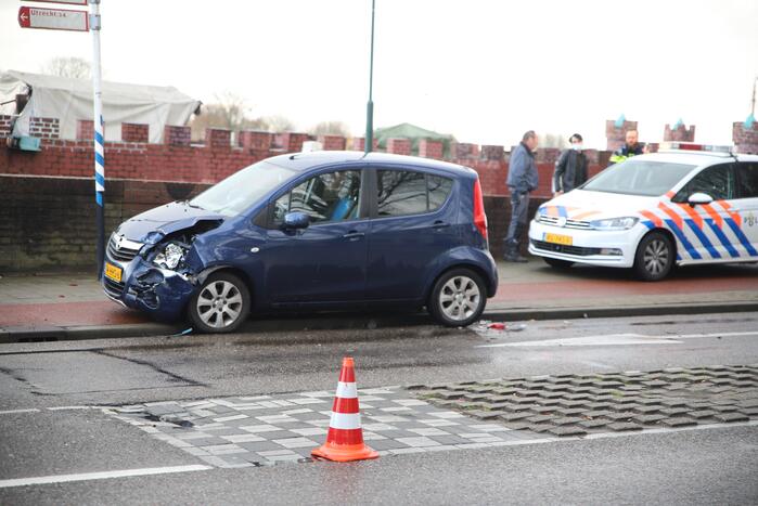Grote schade bij kop staart botsing