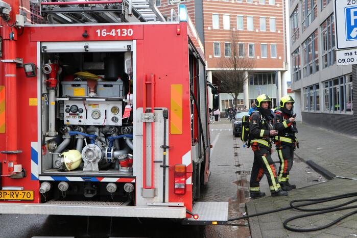 Studentencomplex ontruimd door brand