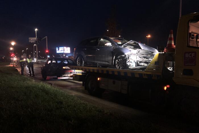Veel schade bij verkeersongeluk