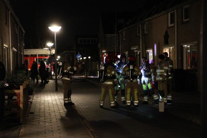 Brand in woning snel geblust