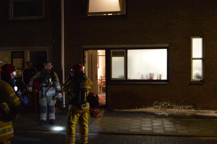 Brand in woning snel geblust