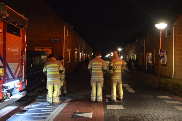 Brand in woning snel geblust