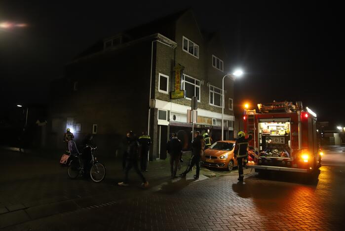 Vuurwerk vernield ruit leegstaande Chinees restaurant