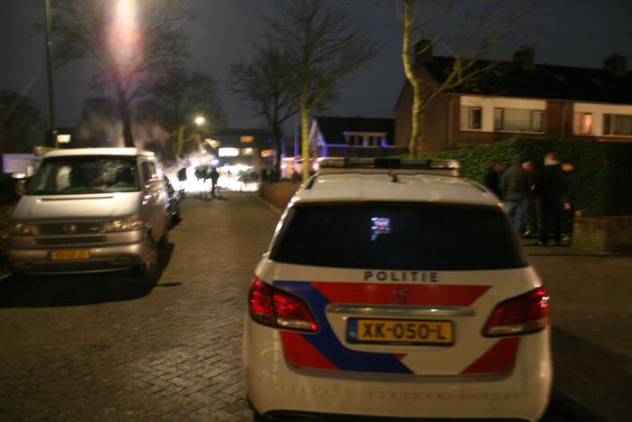 Vreugdevuur door de brandweer geblust