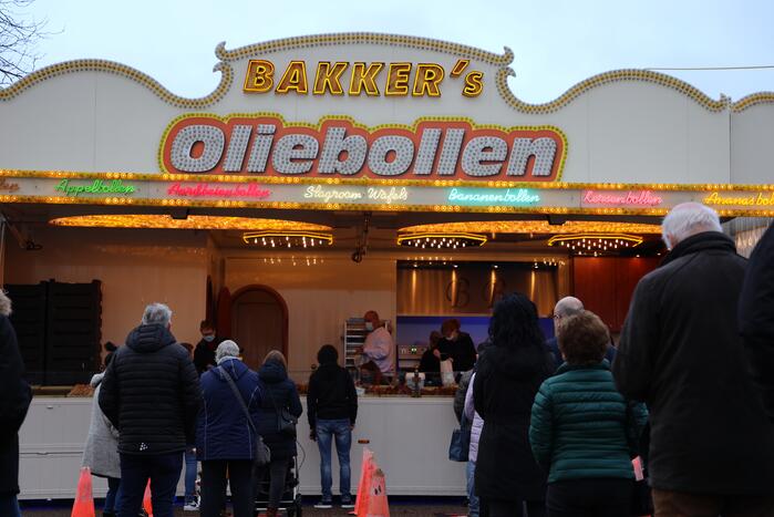 Topdrukte bij Bakkers Oliebollen