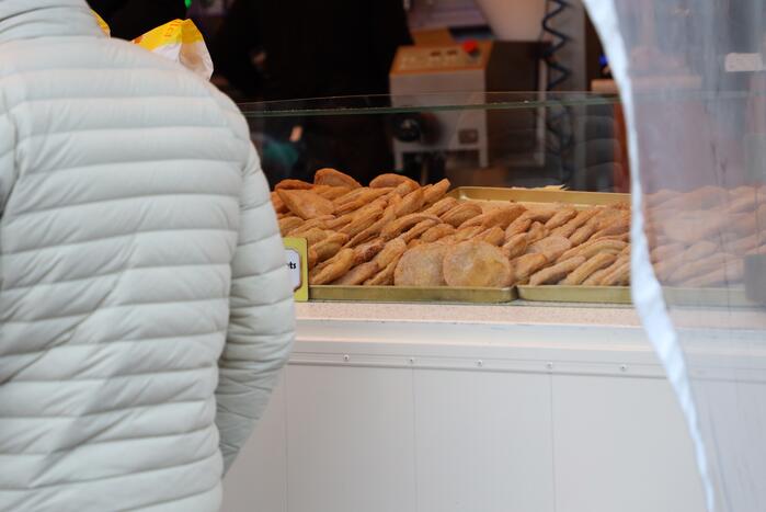 Topdrukte bij Bakkers Oliebollen