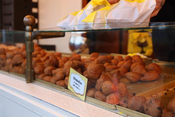 Topdrukte bij Bakkers Oliebollen