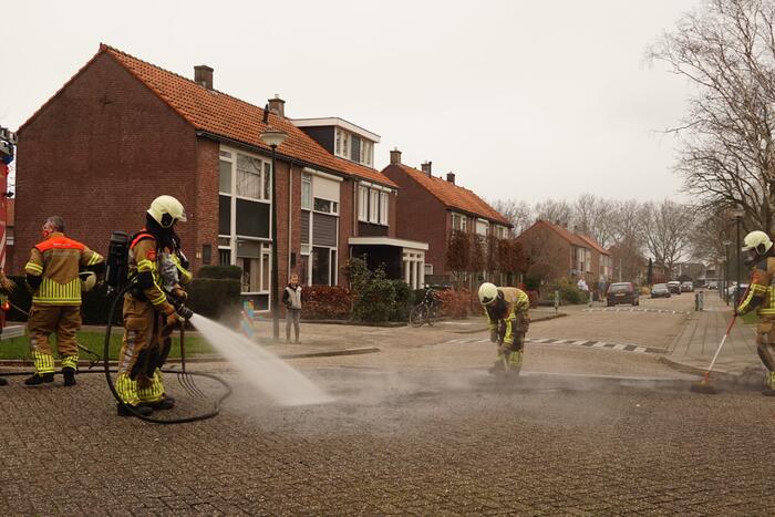 Veel rook bij buitenbrand