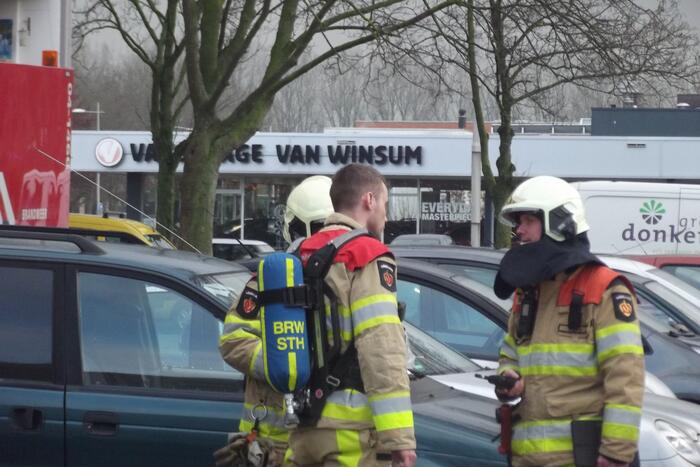 Brandweer groots ingezet
