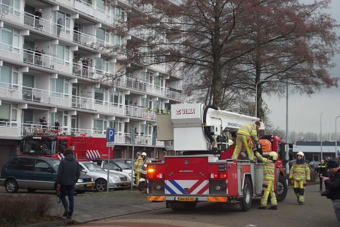 Brandweer groots ingezet