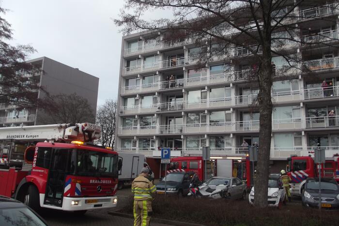 Brandweer groots ingezet