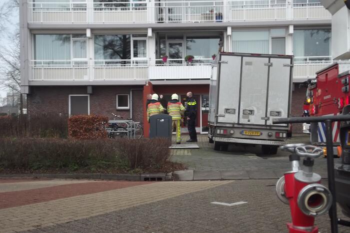 Brandweer groots ingezet
