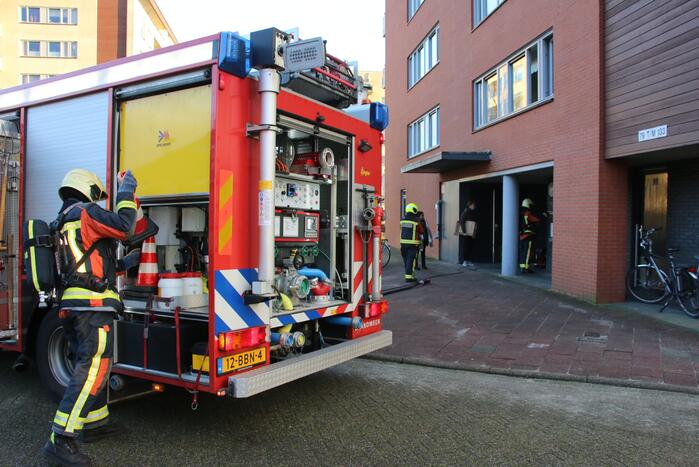 Brand in appartementencomplex