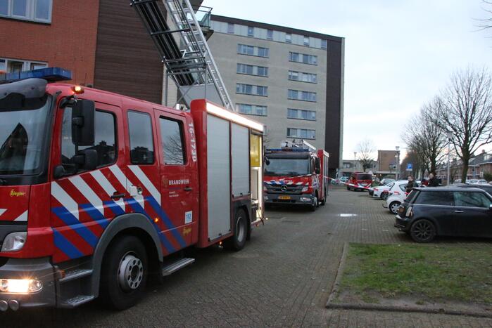 Brand in appartementencomplex