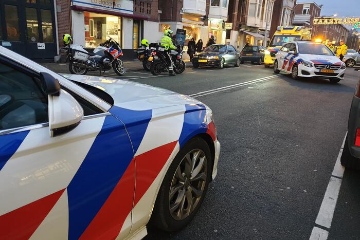 Scooterrijder gewond bij aanrijding met auto