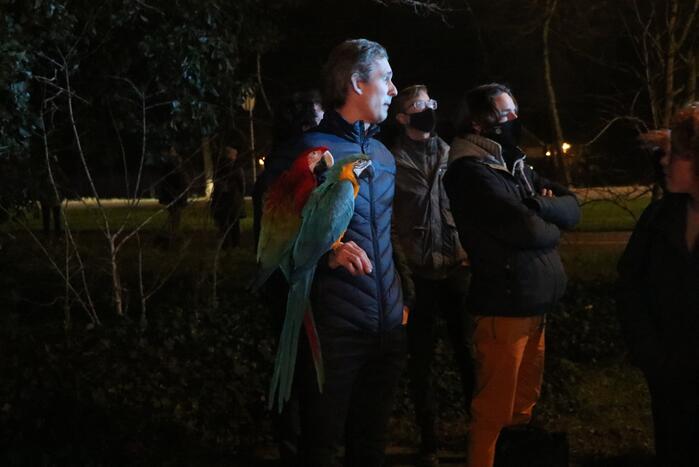 Uitslaande brand in flatwoning