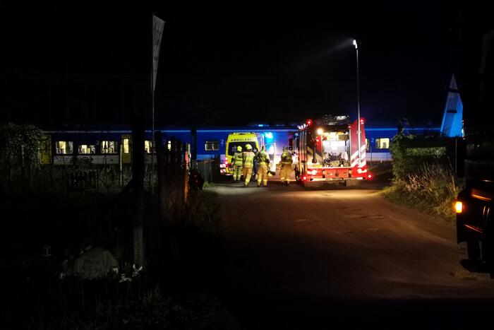 Treinverkeer gestremd door aanrijding op overweg