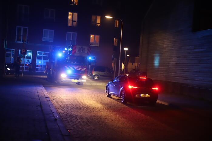 Gebouwbrand blijkt brandend reclamebord