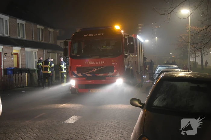 Brand in auto snel geblust