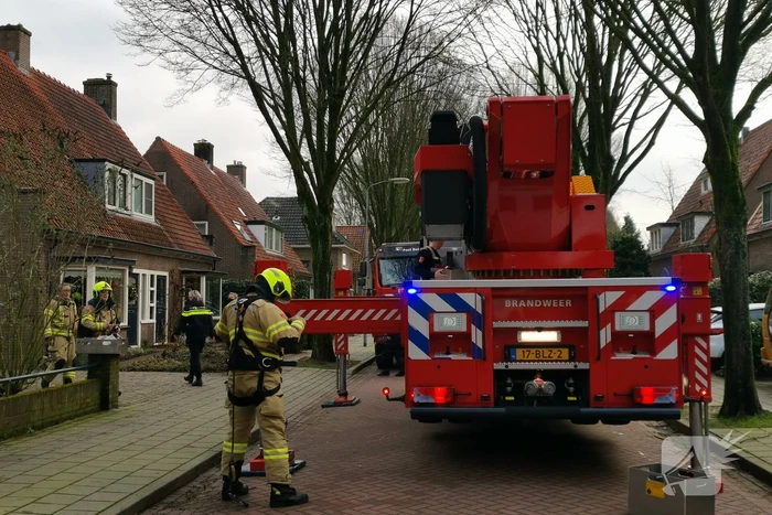 Schoorsteenbrand geveegd met ramoneur