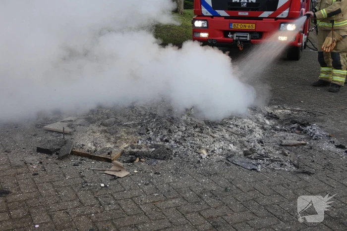 Het laatste vreugde vuur geblust