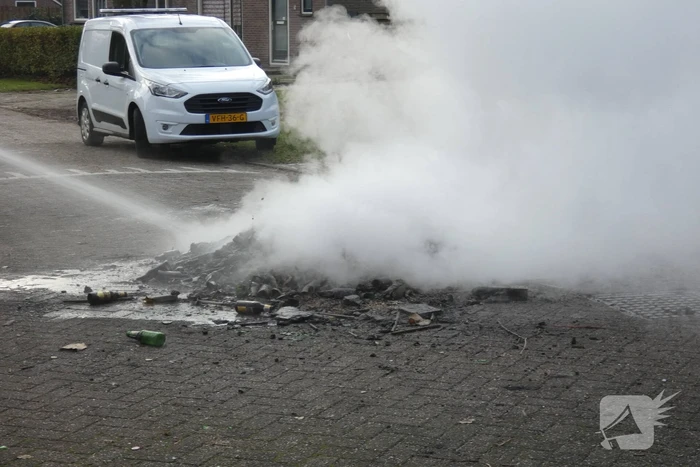 Het laatste vreugde vuur geblust