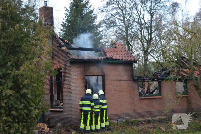Dieren overleden bij woningbrand