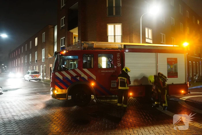 Gebouwbrand blijkt opgeblazen brievenbus