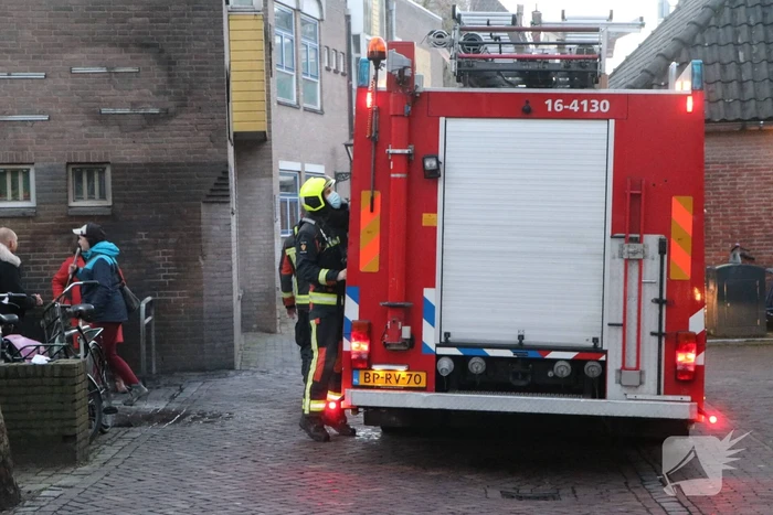 Pand loopt schade op door verbrande kerstbomen