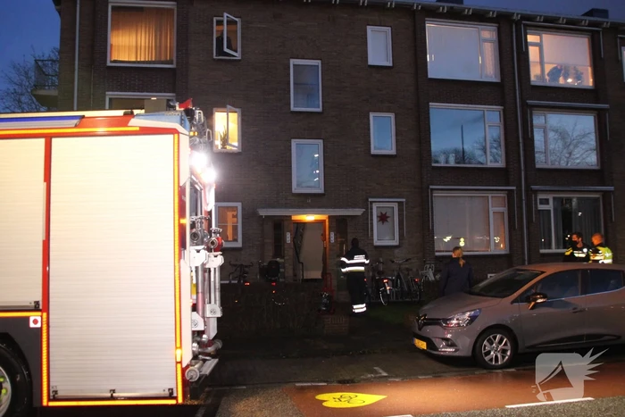 Appartement geventileerd na brand