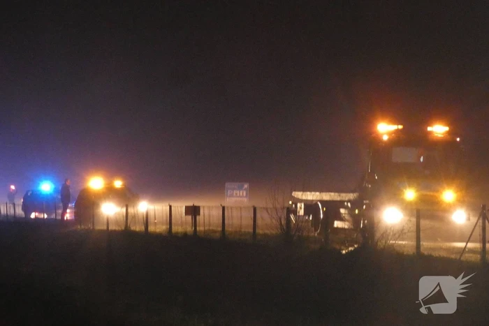 Auto volledig verwoest door brand