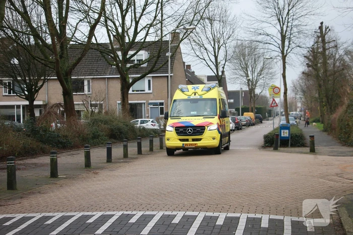 Traumahelikopter landt voor incident in woning