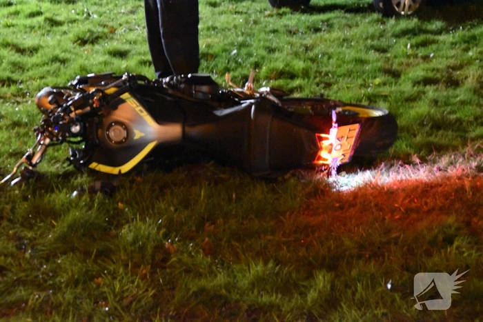 Motorrijder gewond na ongeval