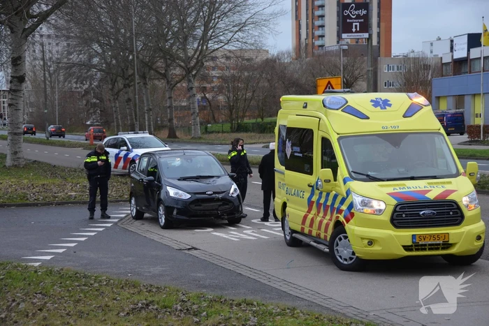 Gewonde na eenzijdige botsing