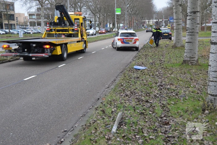 Gewonde na eenzijdige botsing