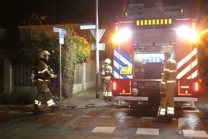 Kerstbomen in brand gestoken