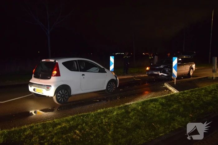 Veel schade bij frontale aanrijding