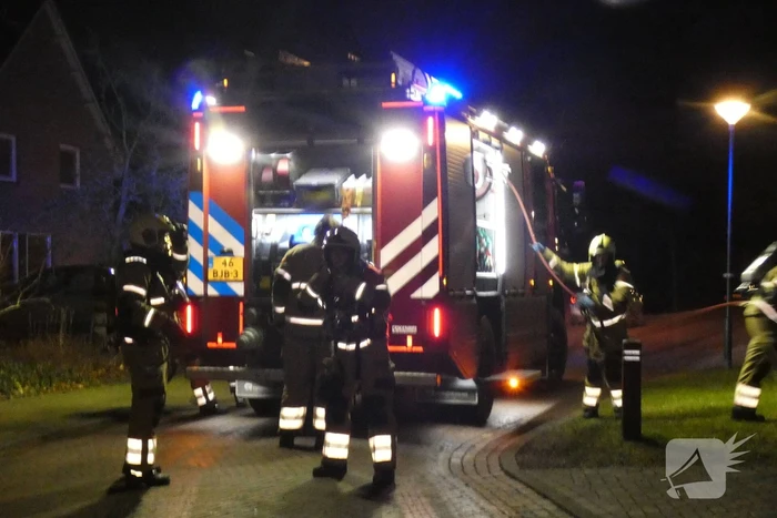 Veel rook bij brand in woning