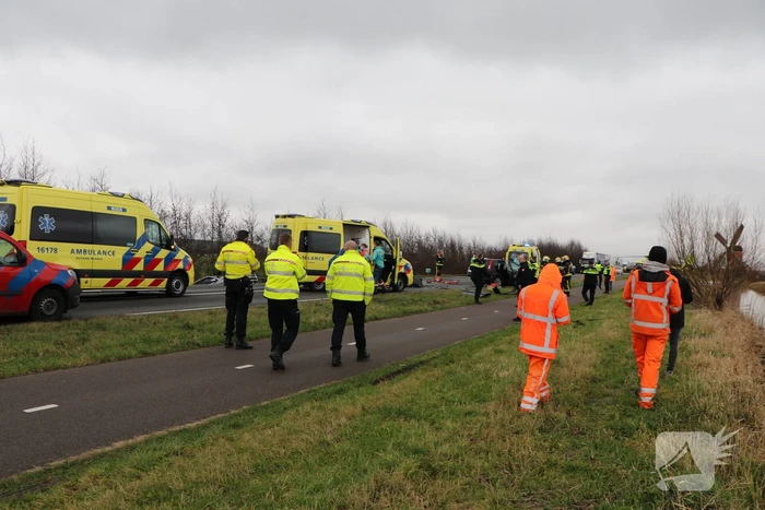 Persoon overleden bij ernstig ongeval